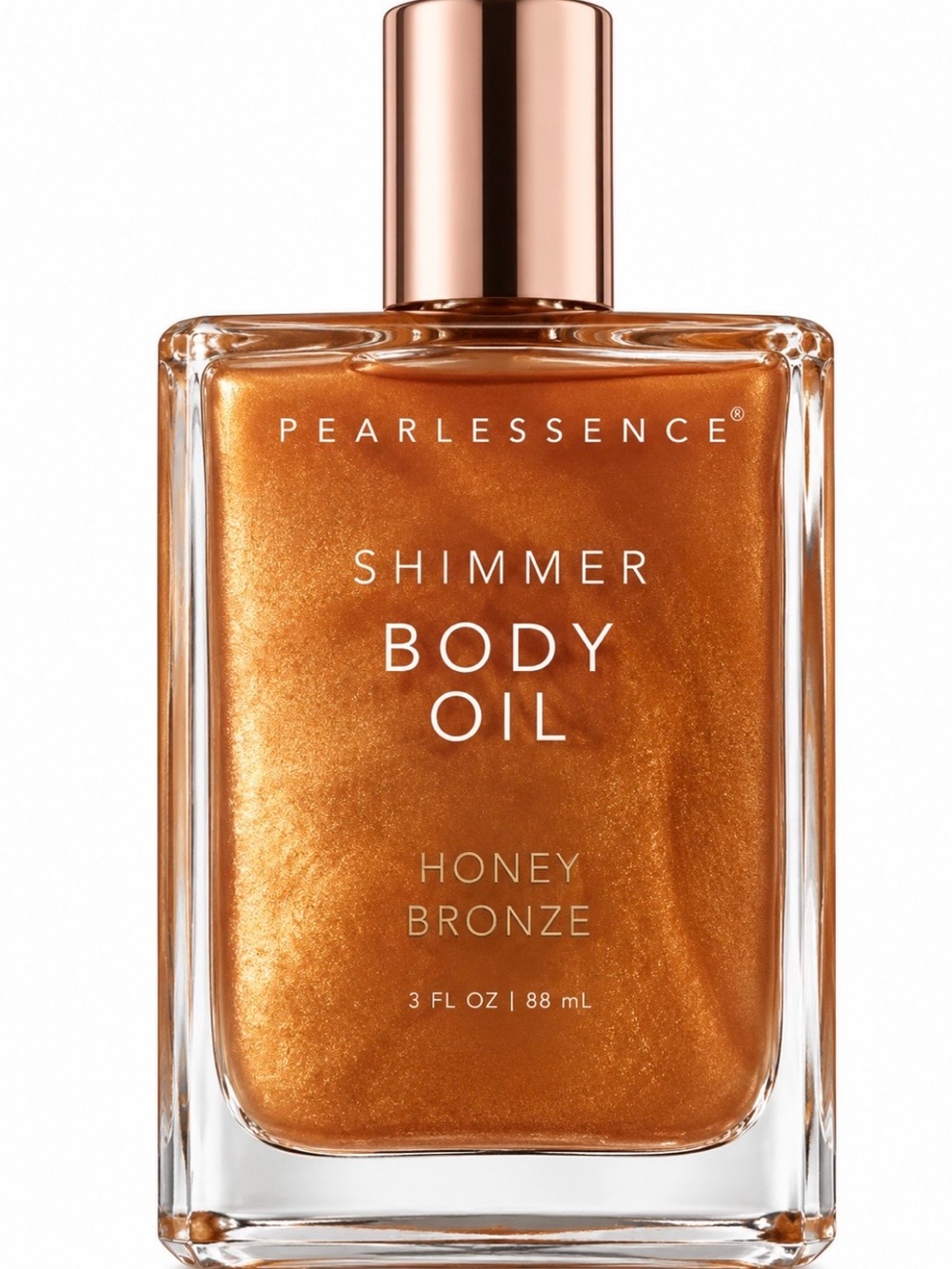 Pearlessence Shimmer Body Oil — Honey Bronze Radiance